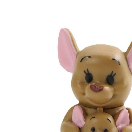 10Pcs Figure Model Winnie Pooh Bear Tigger Piglet Action Mini PVC Cartoon Ornament Miniature for Gift