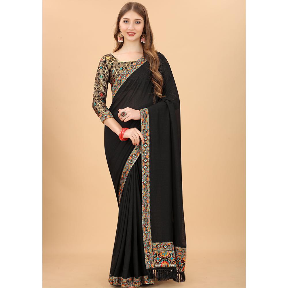 TREDING VICHITRA SEIDE SAREE & JACQUARD ARBEIT