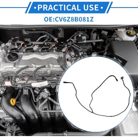 Upper Coolant Overflow Hose for Ford Escape SE, Titanium 2.0L L4 Gas 2013-2016 Replace CV6Z8B081Z