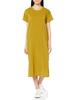 Short Sleeve Crew Matcha Size NTW32145 Women's Dress, Green, S,