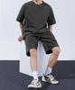 Top Boy Heavy Duty Pigment Oversized Short Sleeve T-Shirt Charcoal
