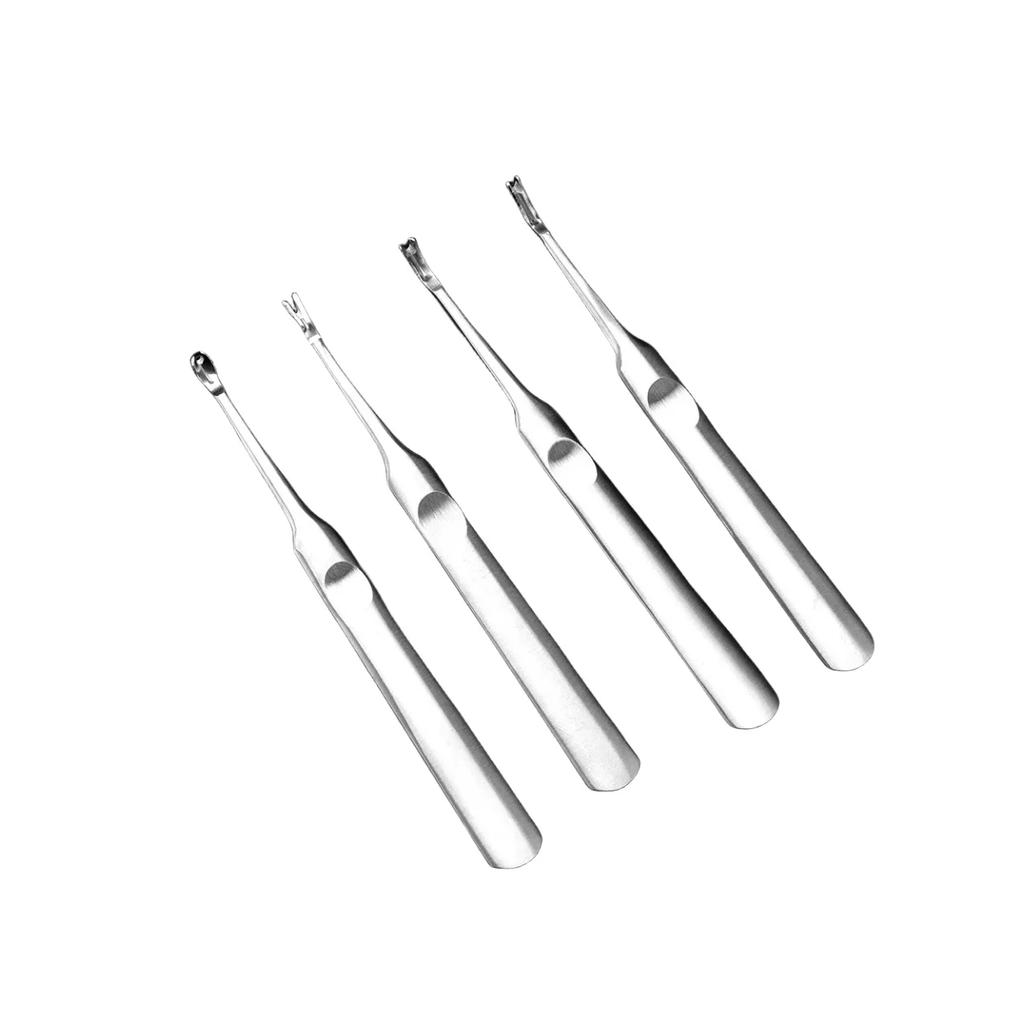 Handmade Leather Stitching Kit U+V Shaped Skiving Punching Tool with Edge Beveler for Leathercraft Projects