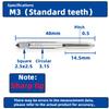 SIQICNC Right Hand Thread Tap HSS Machine Plug Tap Metric Screw Tap Drill Thread Tool M2 M3 M4 M6 M7 M8 M10 M12 M14 Hand Tools
