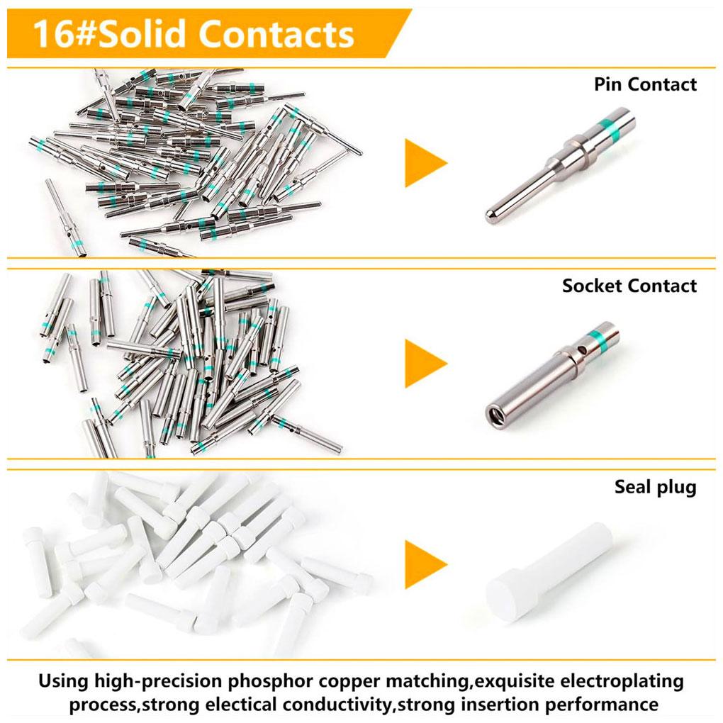 338Pcs DT Series Waterproof Connector Kit Repair Tool Box 2/3/4/6/8/12 2P/3P/4P/6P/8P/12P With Terminal