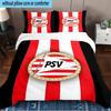 Psv Sports Emblem 3PCS Bedding set,Ideal for1pc Duvet Cover And 2pcs Pillowcases Perfect for Christmas gift,Ideal for Bedroom, Dormitory