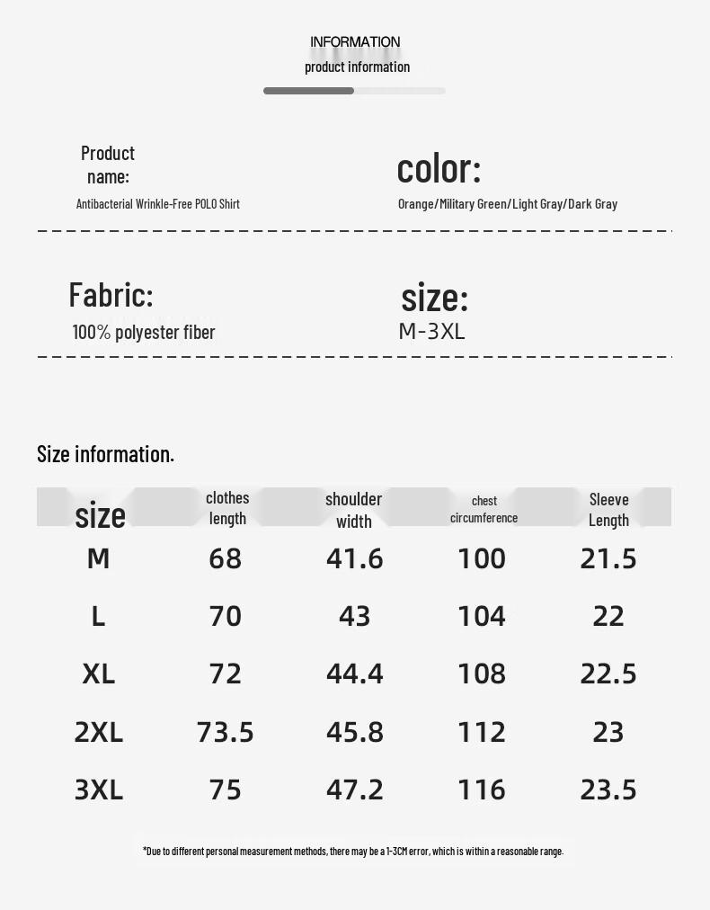 Warrior Men's Summer Quick-Dry Polo Shirt