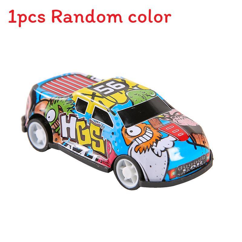 Inertia Mini Simulation Graffiti Car Children Toys For Kid Entertainment