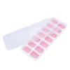Silicone Refrigerator Ice Cube Trays with Lid BPA Free Large Square Ice Cube Tray Easy Release Stackable Ice Tray
