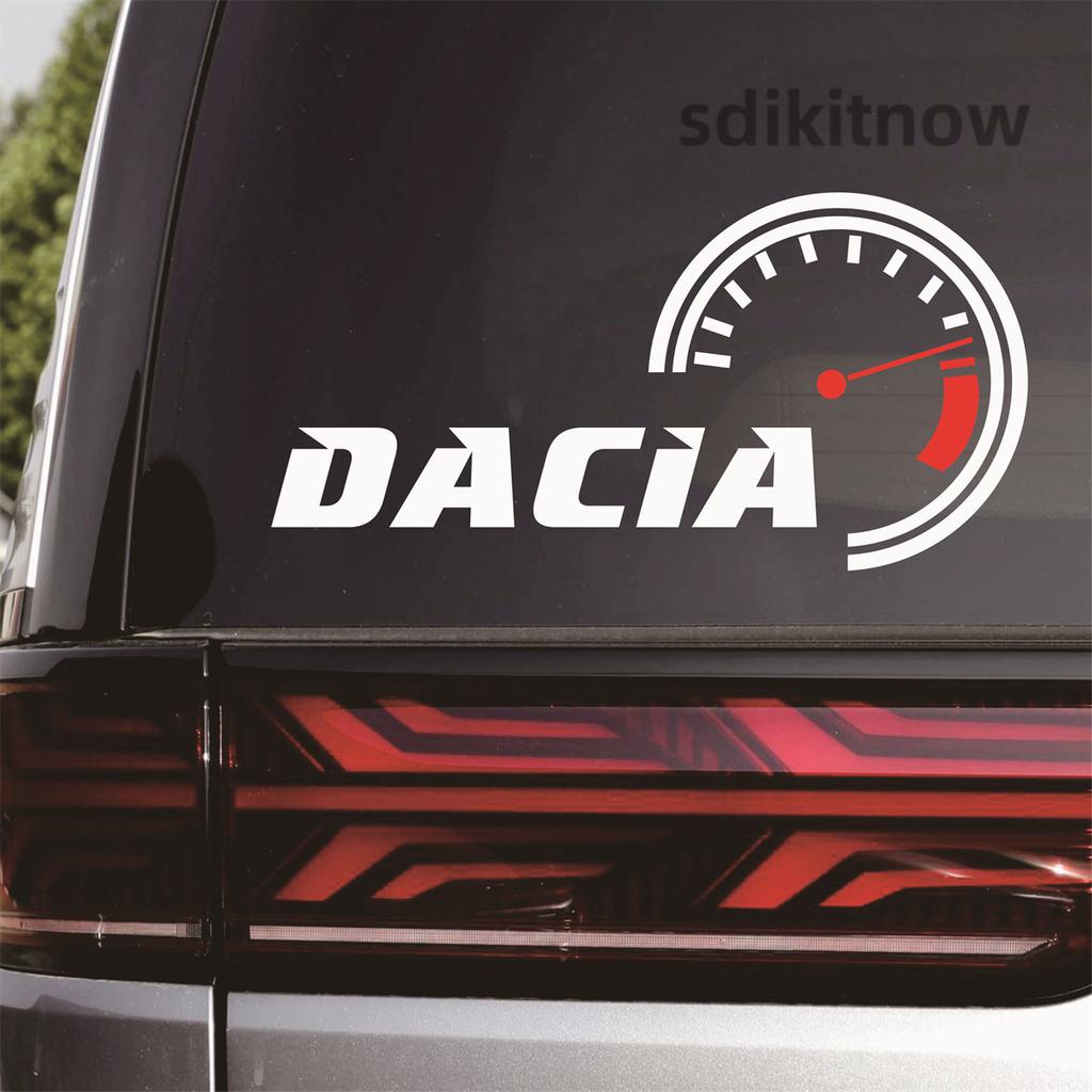 1pc Car Dash borad Sticker Window Sports Racing PVC Vinyl Decal For Dacia Logan duster sandero Stepway jogger accessories
