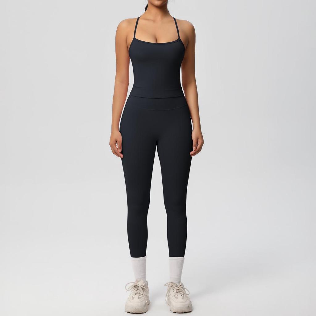 Seamless Nude Double-Sided Brushed Yoga & Running Set