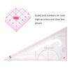 3pcs Clear Markings Garment Ruler Precise Measurement Scale Multifunctional Ruler  Pattern Making