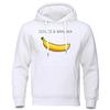 Fashion Women Hoodies Dolce Banana Printing Fleece Sweatshirt Loose Pullover Tops Warm Casual Pocket Sportswear Autumn