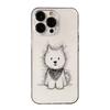 Cute Cat Puppy Couple Sketch Pattern Phone Case For iPhone Air 17 16 15 14 Plus 13 12 Mini 11 Pro Max 16E X XS XR TPU Soft Cover