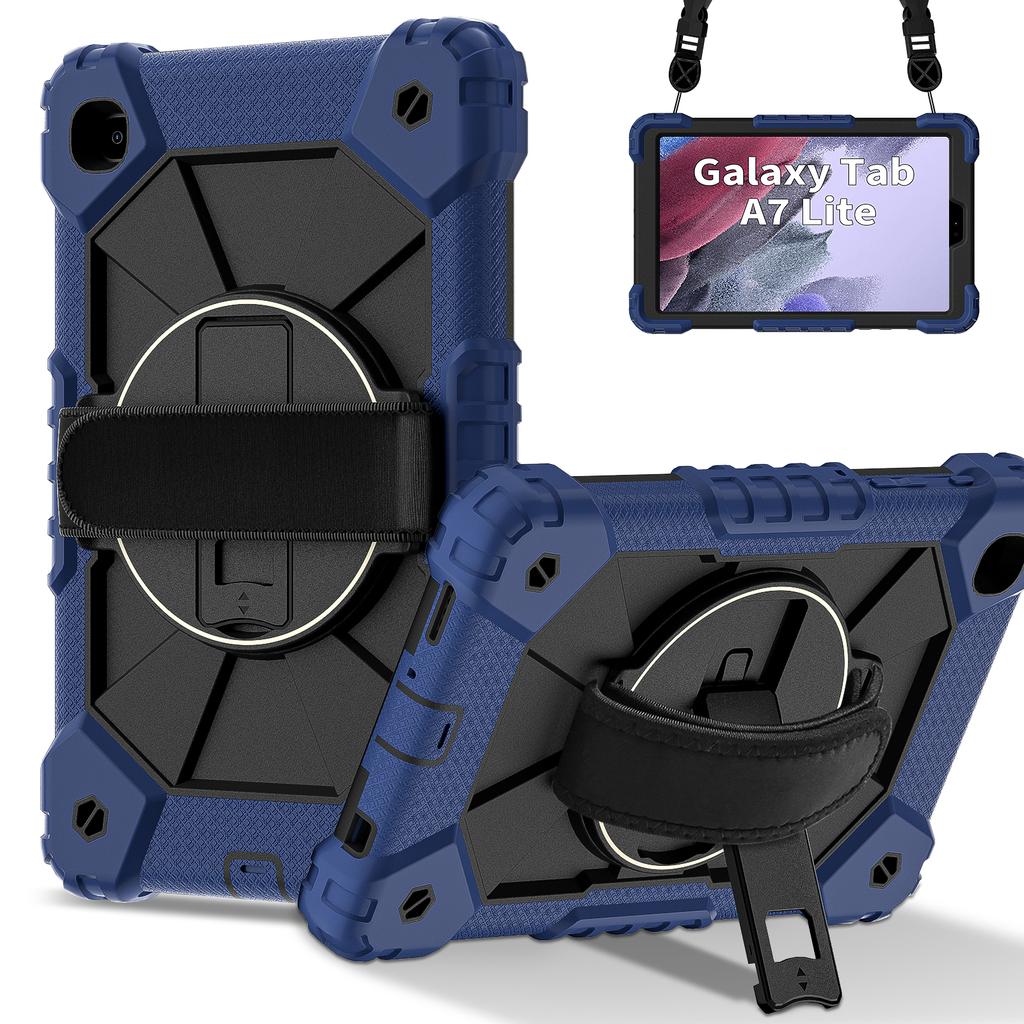 Protezione completa a 360 gradi! Custodia multifunzione per tablet per Samsung Galaxy Tab A7 Lite T220/T225 8.7