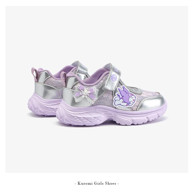 Kulomi Children's Shoes Sweet Girls' Stylish Sports Shoes 2026 Summer New Soft Soled Hollow Breathable Sandals