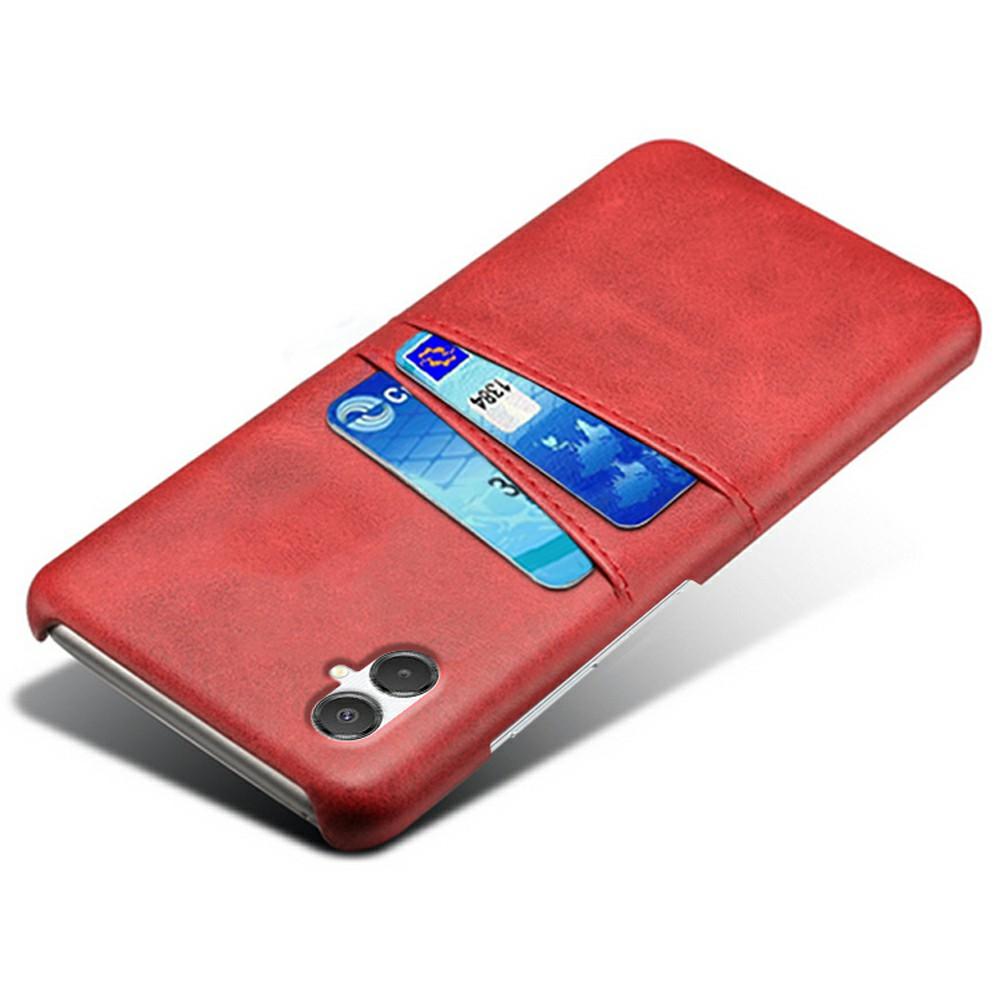 For Samsung Galaxy A07 4G Case Dual Card Slots PU Leather + Hard PC Phone Cover