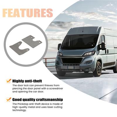 Tragbarer Einbruchschutz für Autotüren Fahrertür und Hintertür Schloss Stichschutz 7192001 Für Fiat Ducato Citroen Jumper Boxer Fus