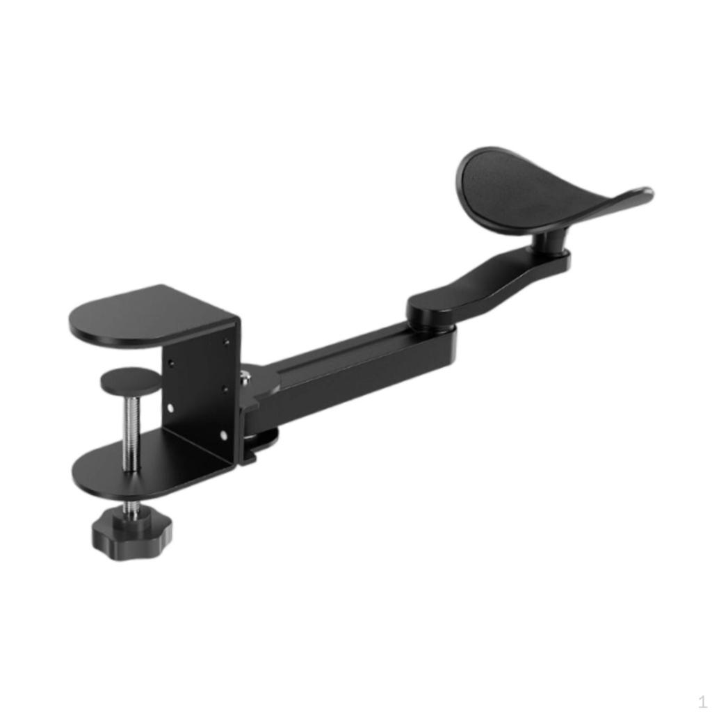 Arm Rest for Desk Armrest Extension Platform Support Cradle Rotating Elbow Cushion