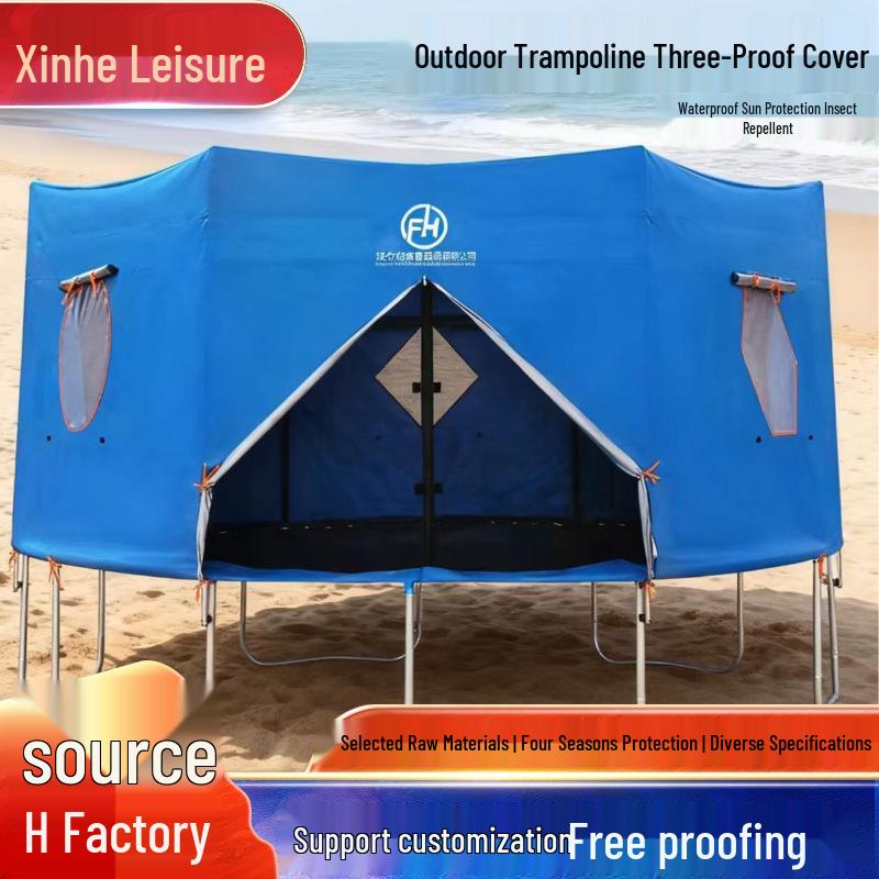 Summer Sunshade & Mosquito-Repellent Bouncing Bed Tent