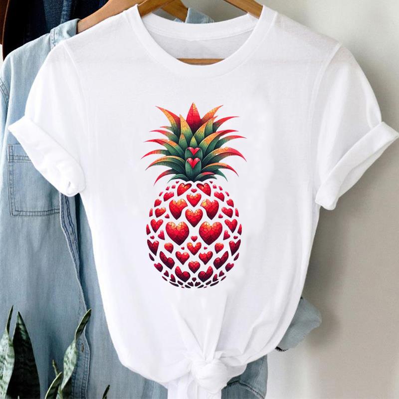 (Asian Size)  Short Sleeve T Shirt trend butterfly lovely cute Women Tee Top Clothing Casual Fashion Print Lady Female Graphic T-shirts