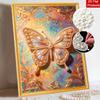 Pearl Art Painting Butterfly Home Wall Decor Art Crafts Handmade DIY Adult/Beginner Gift Creative Home Decor Frameless Wall Art Kit