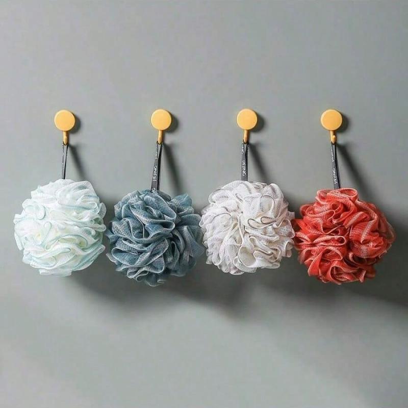 Scrubbing Towel, Bath Ball, Non Scattering Bath Flower,Women's Bath Ball, Scrubbing Magic Tool, Back Scrubbing Foam Net