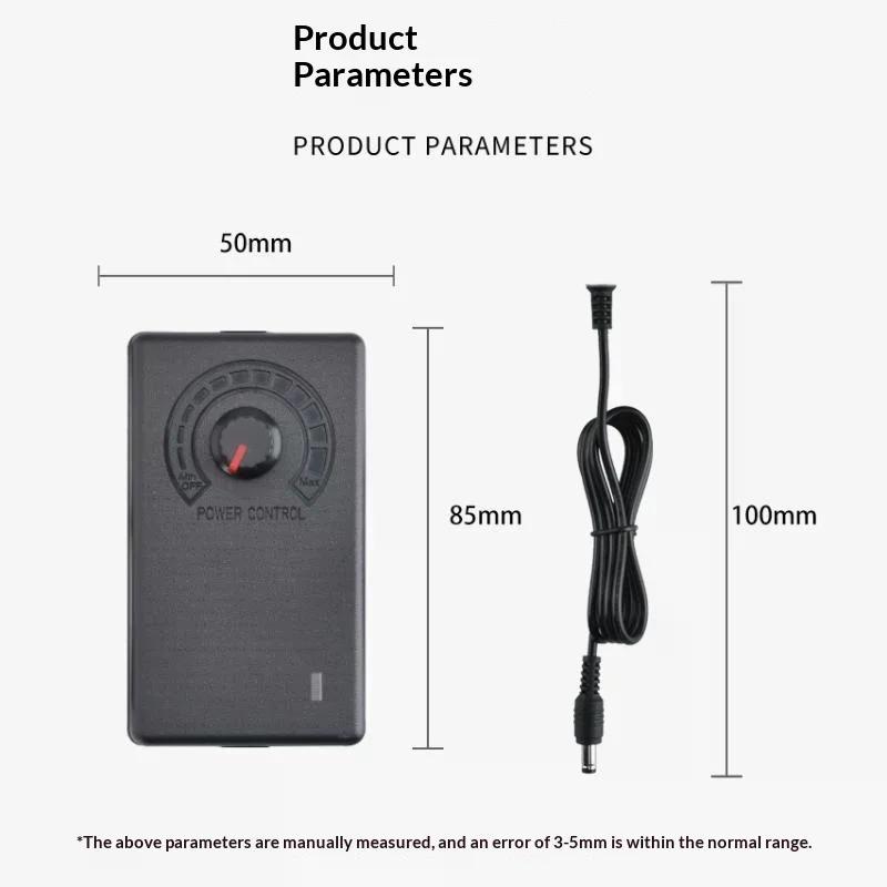 1Pcs US Plug No Display Screen Voltage Regulated Adjustable Power Supply Adapter AC To DC 3V-12V 2A/3-24V 1A Universal Adapter