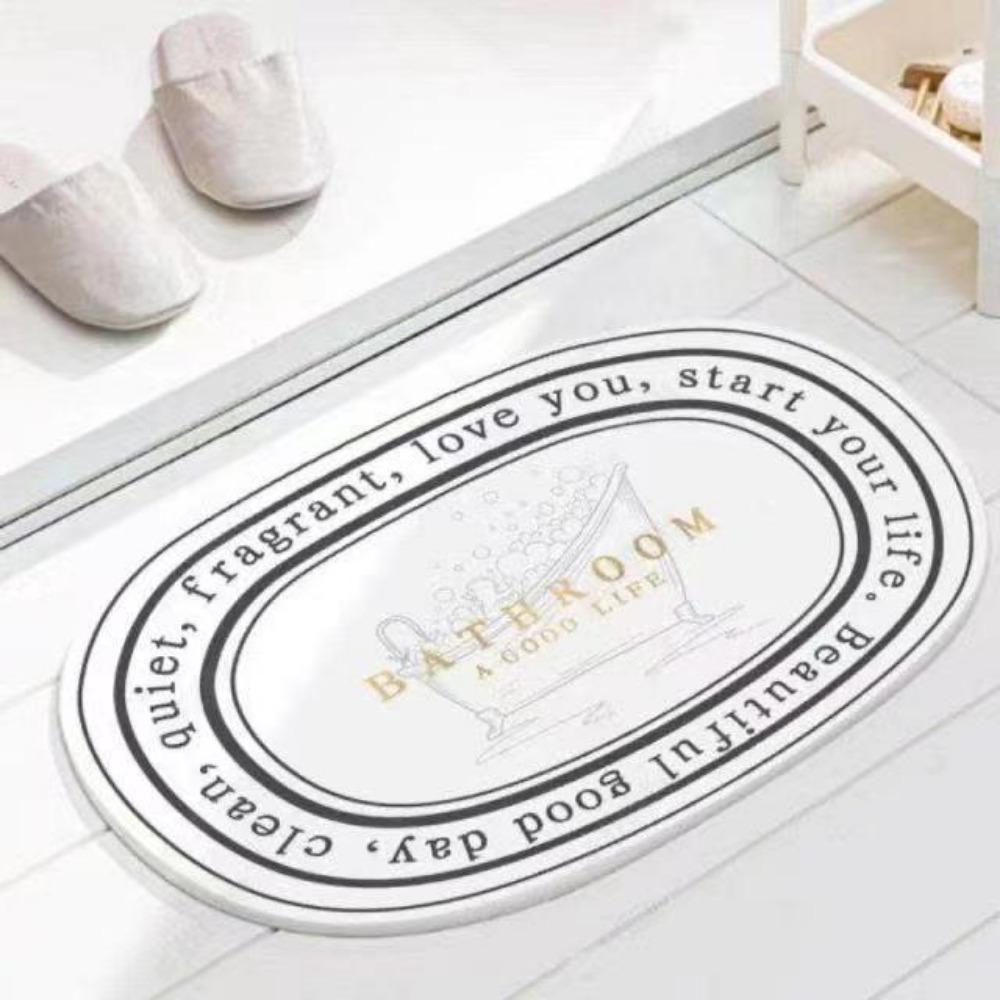 Bathroom Slip-resistant Mat Floor Mat Entry Bathroom Door Moisture-wicking Mat Home Bedroom Carpet Bathroom Slip-resistant Mat