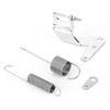 Throttle Cable Bracket Spring Car Carburetor Throttle Cable Bracket with Dual Return Spring Set Stainless Steel Parts