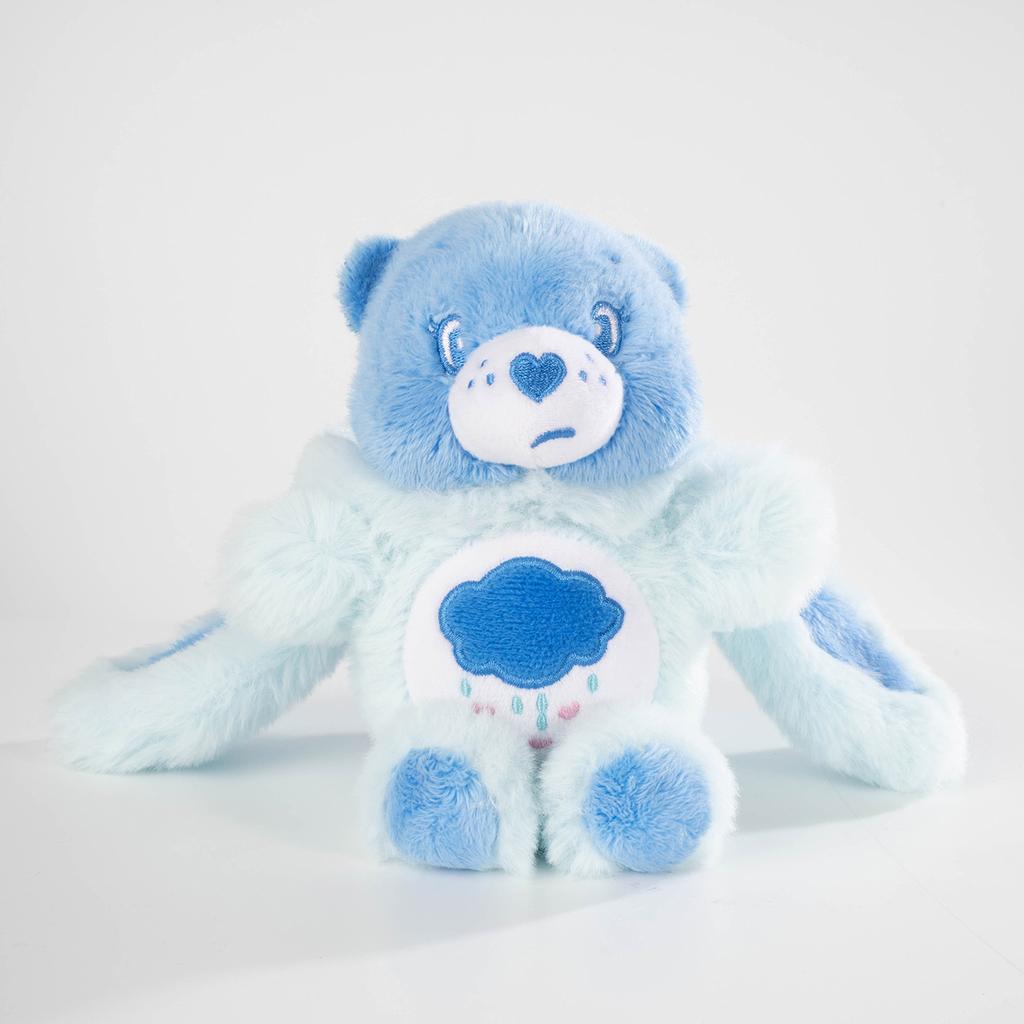 Care Bears Rabbit Ear Plush Keychain Furry Fluffy Pendant Bag Charm Trendy Key Holder Fashion Bag Decoration Cartoon Key Ring