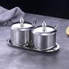 Chui Shan Hai 304 Stainless Steel Seasoning Jar Set