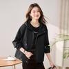 Short Coat Women's New Spring and Autumn Small Man Korean Version Loose Casual Versatile Age-reducing Hooded Jacket Top