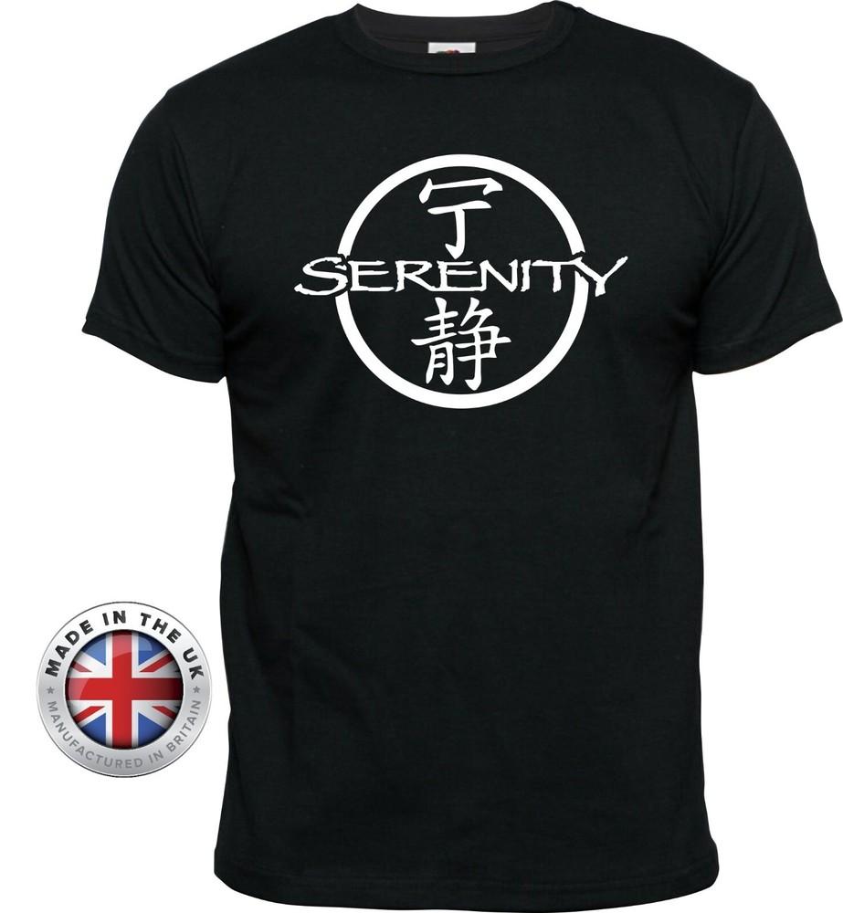 

FireFly Serenity logo black T Shirt. Unisex or Women s Fitted Tee Printed Cotton XL