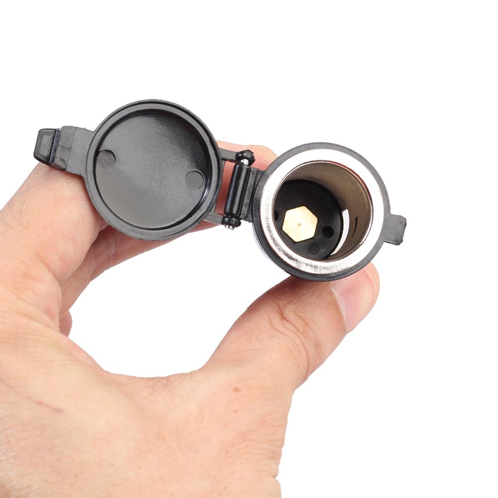 Car Cigarette Lighter Power Socket Plug Accessories Cigarette Lighter Socket Power Adapter for Auto Tractor Boat Motorcycle