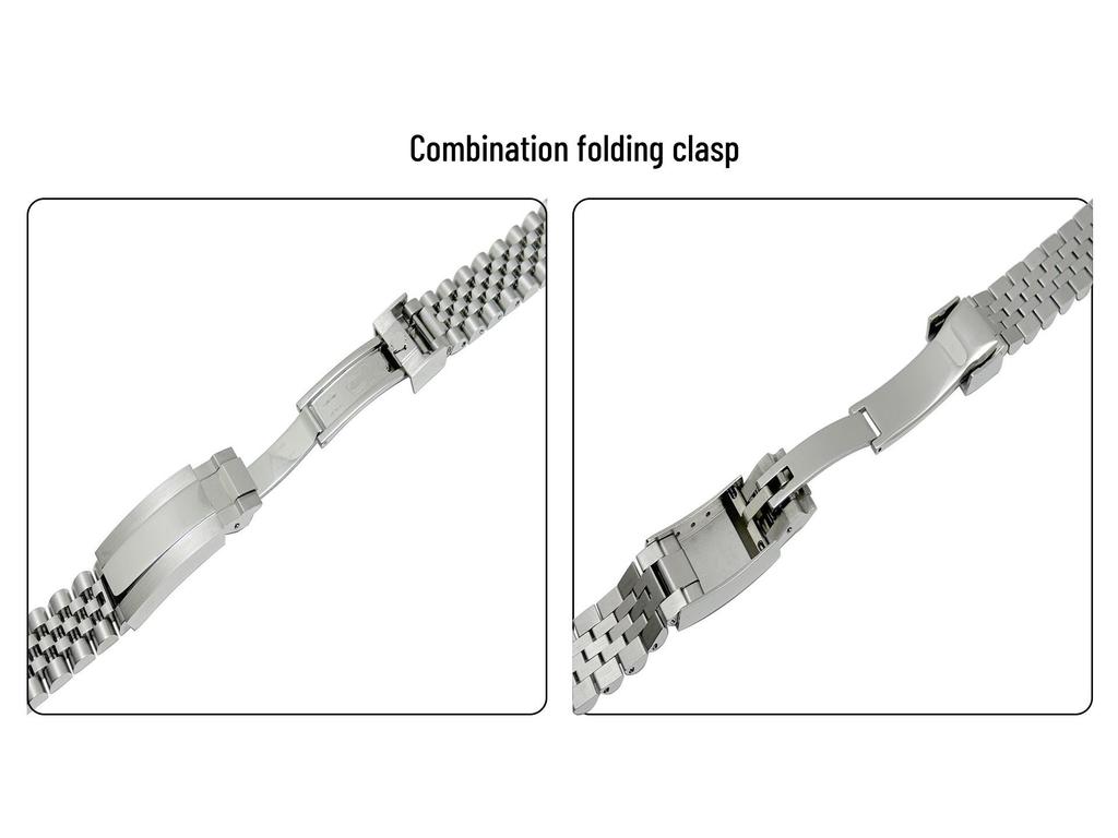 Available: Five-Bead Stainless Steel Strap for Submariner GMT, Compatible with Oyster Submariner 20/21mm