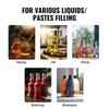 Macchina Riempitrice Pneumatica per Liquidi e Paste, Riempitrice per Bottiglie 5-50ml, Macchina Riempitrice per Bottiglie, Riempitrice Liquidi in Acciaio Inossidabile con Pedale per Latte Acqua Succo
