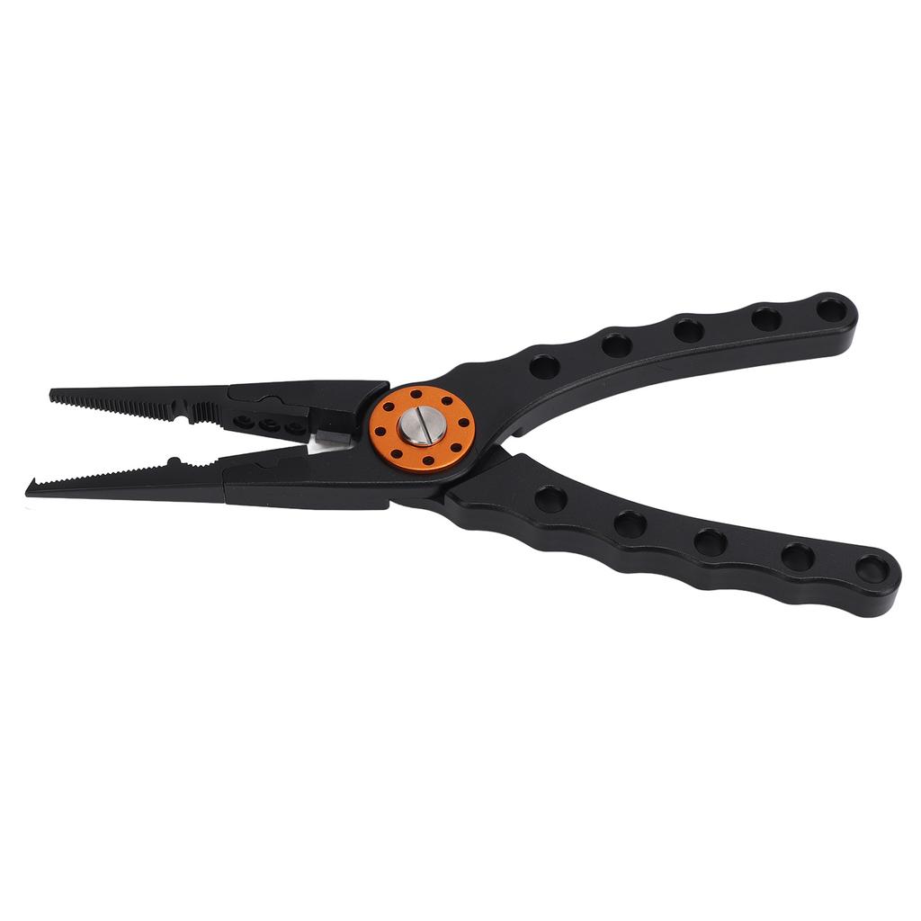 Fishing Pliers Aluminum Alloy Multi Functional Split Ring Pliers Hook Remover Braid Line Cutter