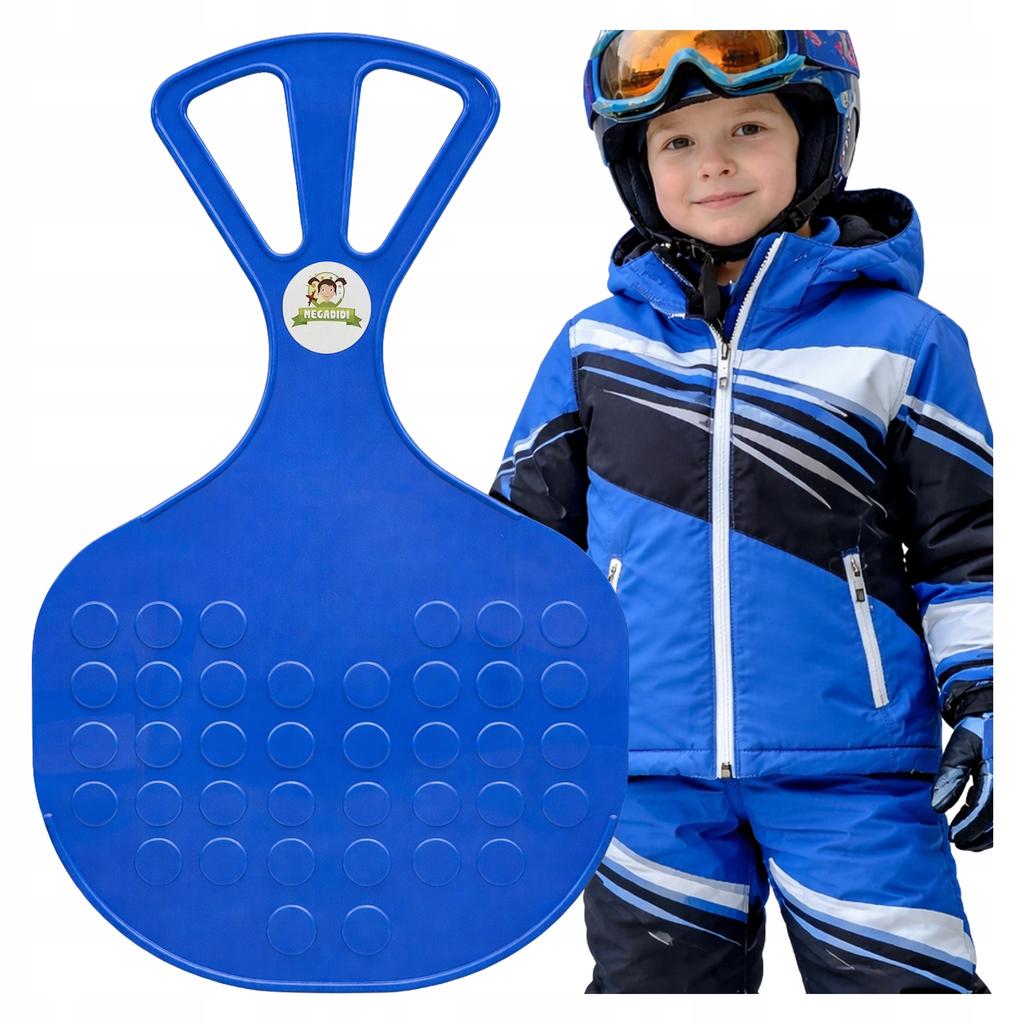 Dwie Sztuki Ślizg Jabłuszko Komplet Do Zjeżdżania Sanki Xxl 58 Cm Na Śnieg