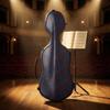 Full Size Violin Case Carbon-Fiber-Style Hard Quilted for Violinists