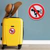 Funny 'No Farting' Vinyl Car Decal - Durable PET Sticker for Vehicle Exterior Car Stickers Refrigerator, Computer, Suitcase, Creative Stickers