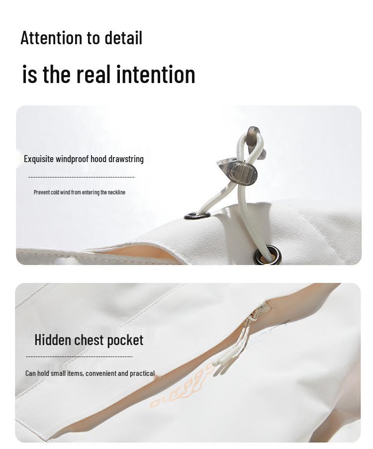 Unisex Three-in-One Waterproof Windproof Mink Fleece Hiking Jacket - Custom LG