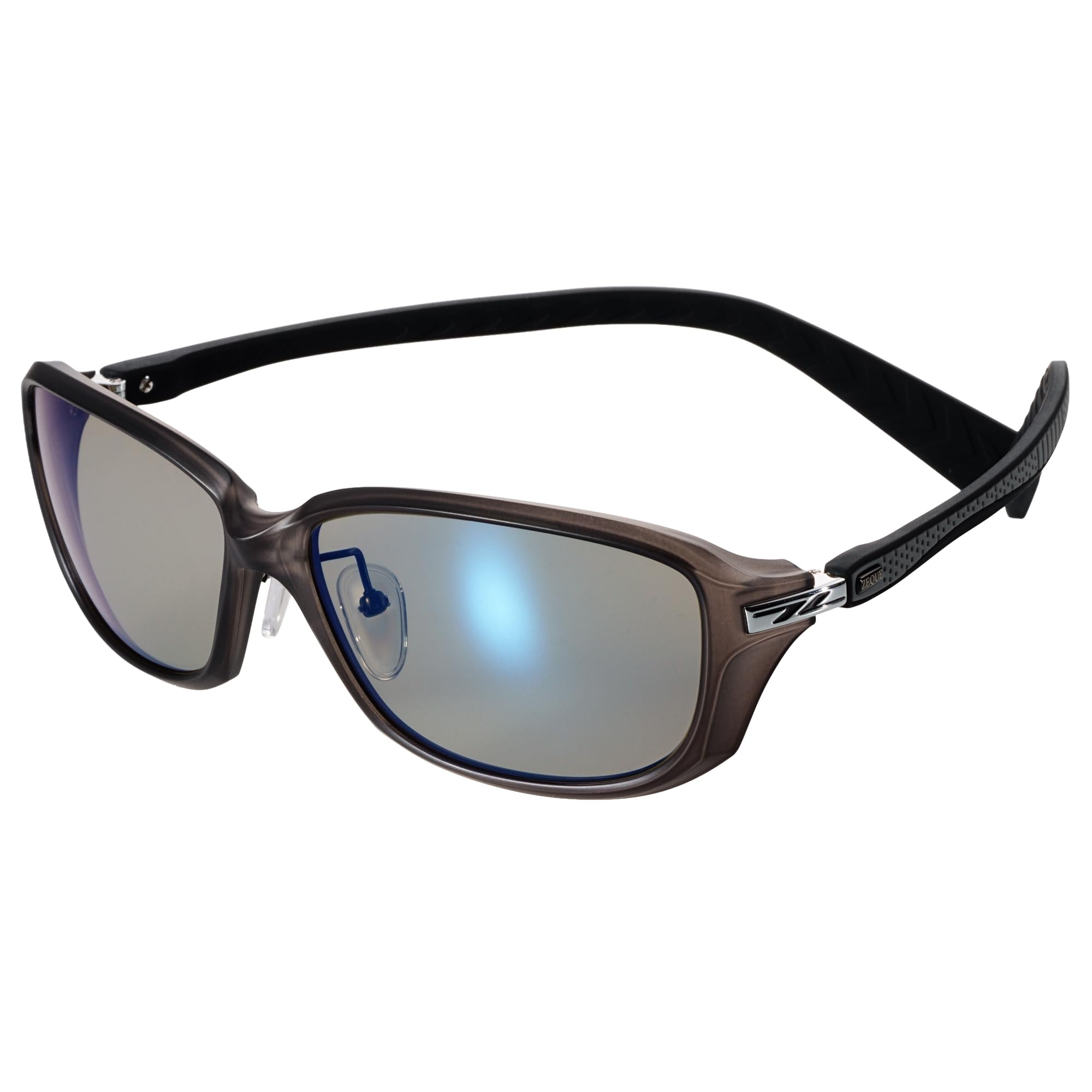 

Zeku Polarized Sunglasses TRUEVIEW MIRROR [Zeque] TIDA-X (Tiida X) F-2302 Smoke/Gray SPORTS/BLUE