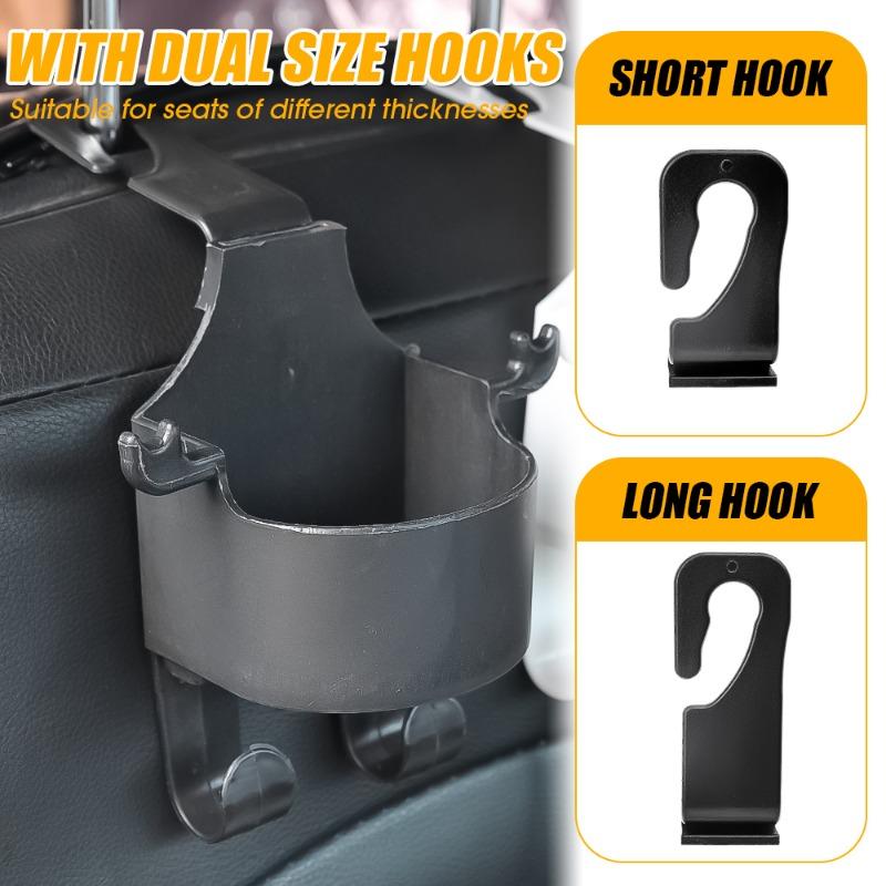 Car Hook Storage Holder Universal Automatic Seat Headrest Backrest Storage Hook Water Cup Storage Rack Car Interior Accessories