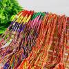 10 Colorful Thread Friendship Bracelet Braided Hippie Friendship Bracelets