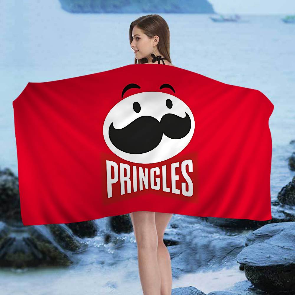 Mode P-Pringles L-LLC Strandtuch Bunte Badetücher für Mädchen Mikrofaser Schnelltrocknend Individuell Sandfrei Strand Yoga Spa Fitnessstudio Pool