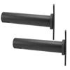 2pcs Steel Barbell Holder Stable Durable Save Space Weight Plate Rack for Gym Fitness Enthusiast