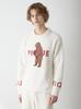 GELATO PIQUE [Homme] Powder Forest Bear Jacquard Pullover Pmnt255954