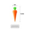 3D Printed Colorful Carrot Model Scalable Unzip Toys Desktop Decorations for Kids Gifts School Travel and Home