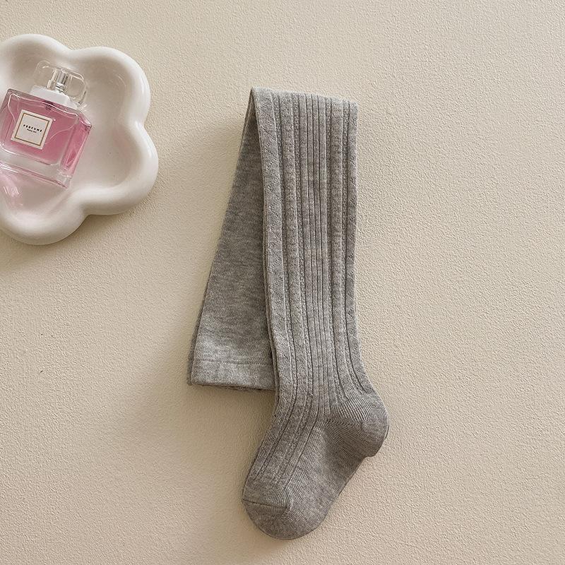 Höst Nya Flickors Underdel Tights Stickade Baby Underdel Strumpor Baby Barn Tights Grossist Bomull