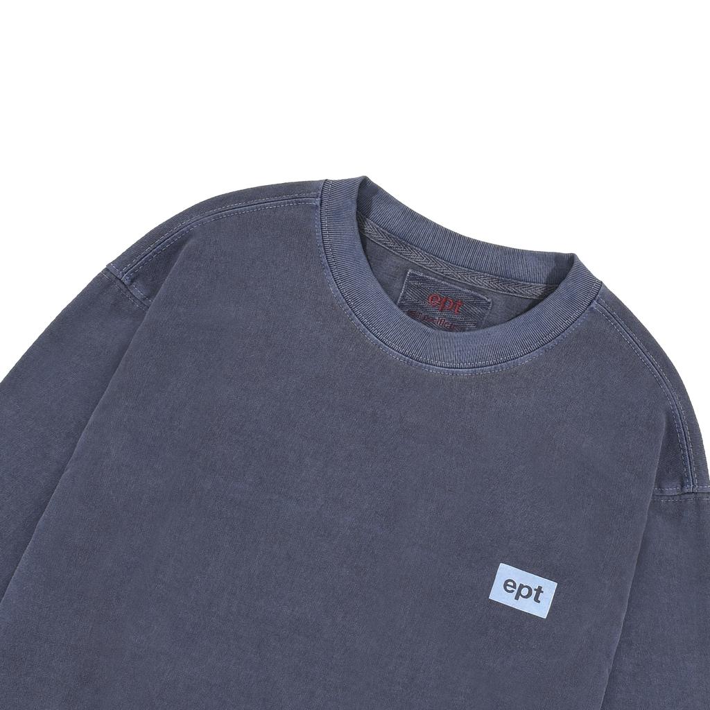 Ipiti Box Logo Pigment Long Sleeve (Navy)